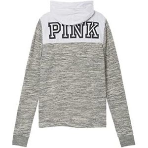 VICTORIA’S SECRET gray longsleeve 1/4 zip